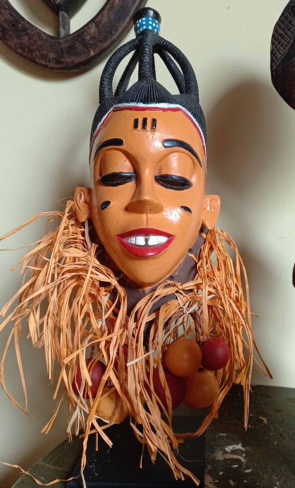 Zeer mooi Afrikaans masker PENDE uit DR CONGO, Antiek en Kunst, Ophalen of Verzenden