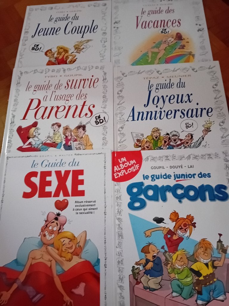 Guide en BD vent d ouest divers titres, Ophalen