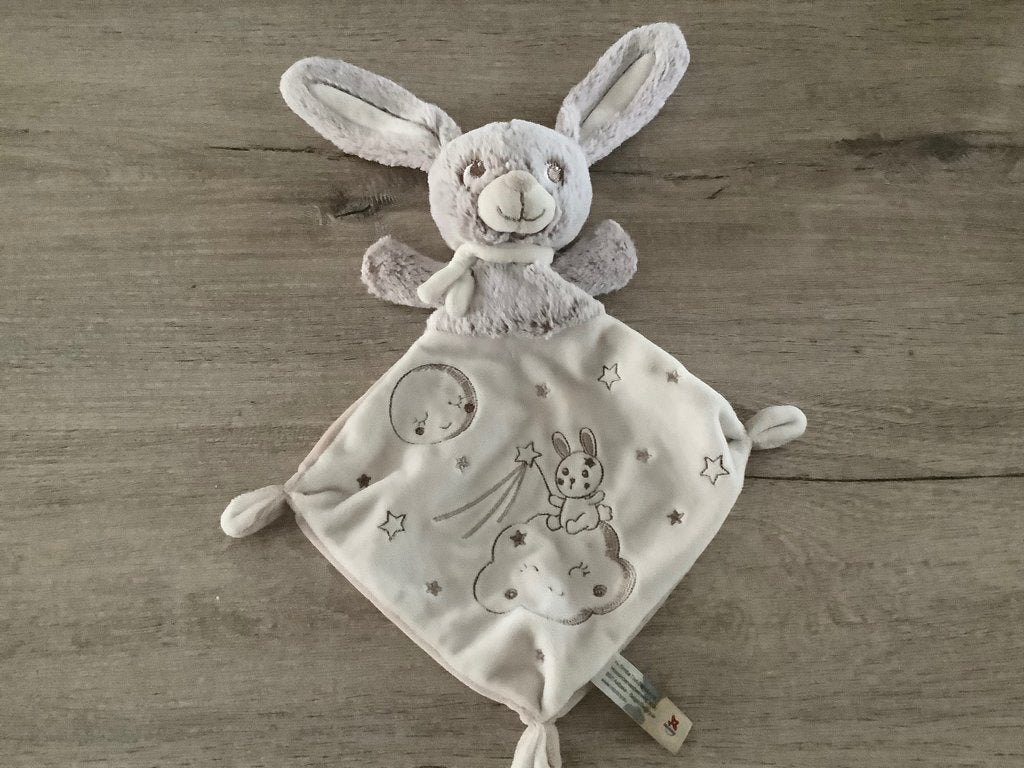 Baby konijntje knuffeldoekje, Ophalen of Verzenden, Zo goed als nieuw, Overige typen