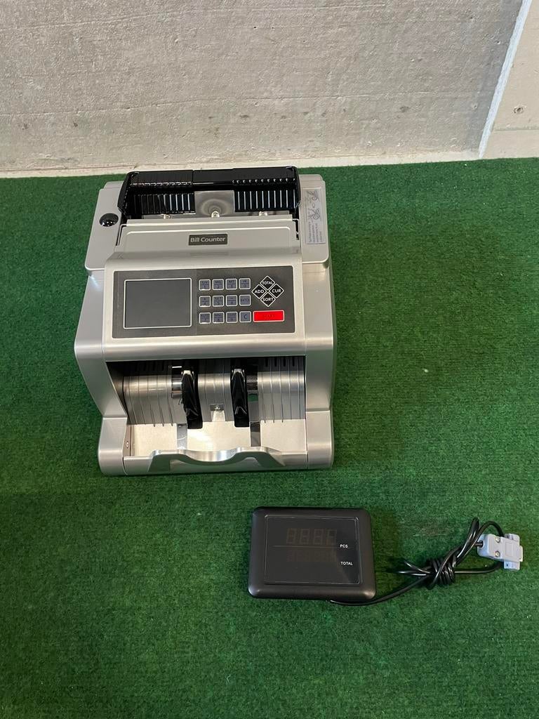 Nieuwe professionele geldtelmachine met valsgeld functie, Ophalen