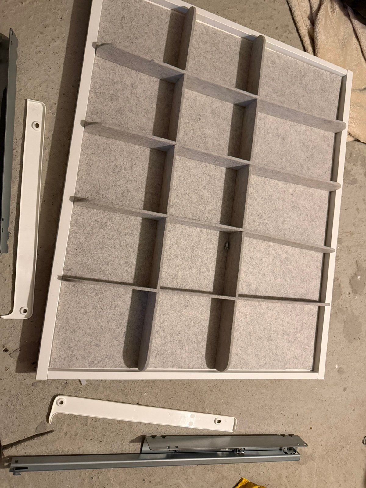Pax Uittrekbare plank + verdeler 75x58 cm, Enlèvement, Comme neuf