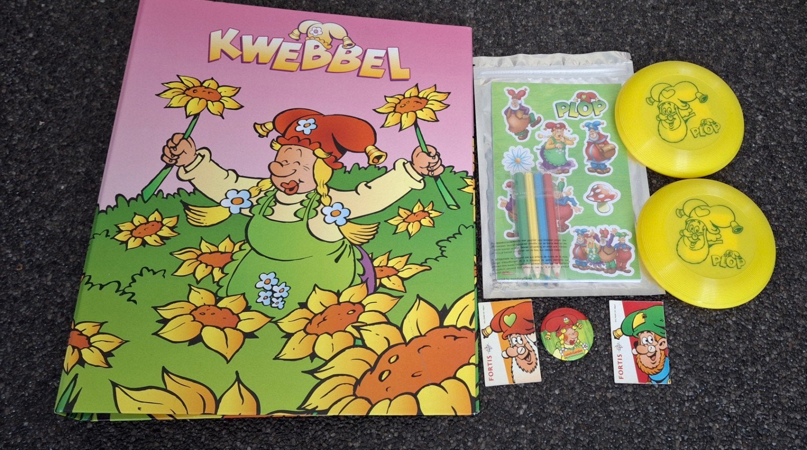 Lot speelgoed gadgets studio 100 Plop Kwebbel, Ophalen of Verzenden, Zo goed als nieuw