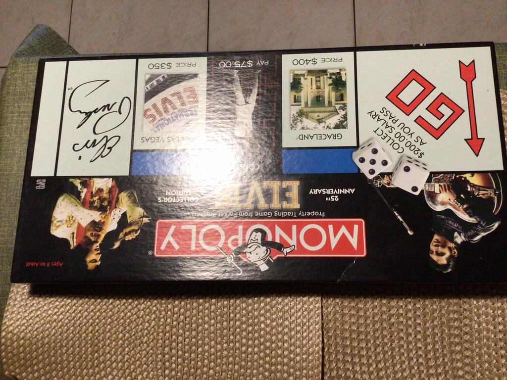 Elvis presley Monopoly, Hobby en Vrije tijd, Ophalen, Zo goed als nieuw