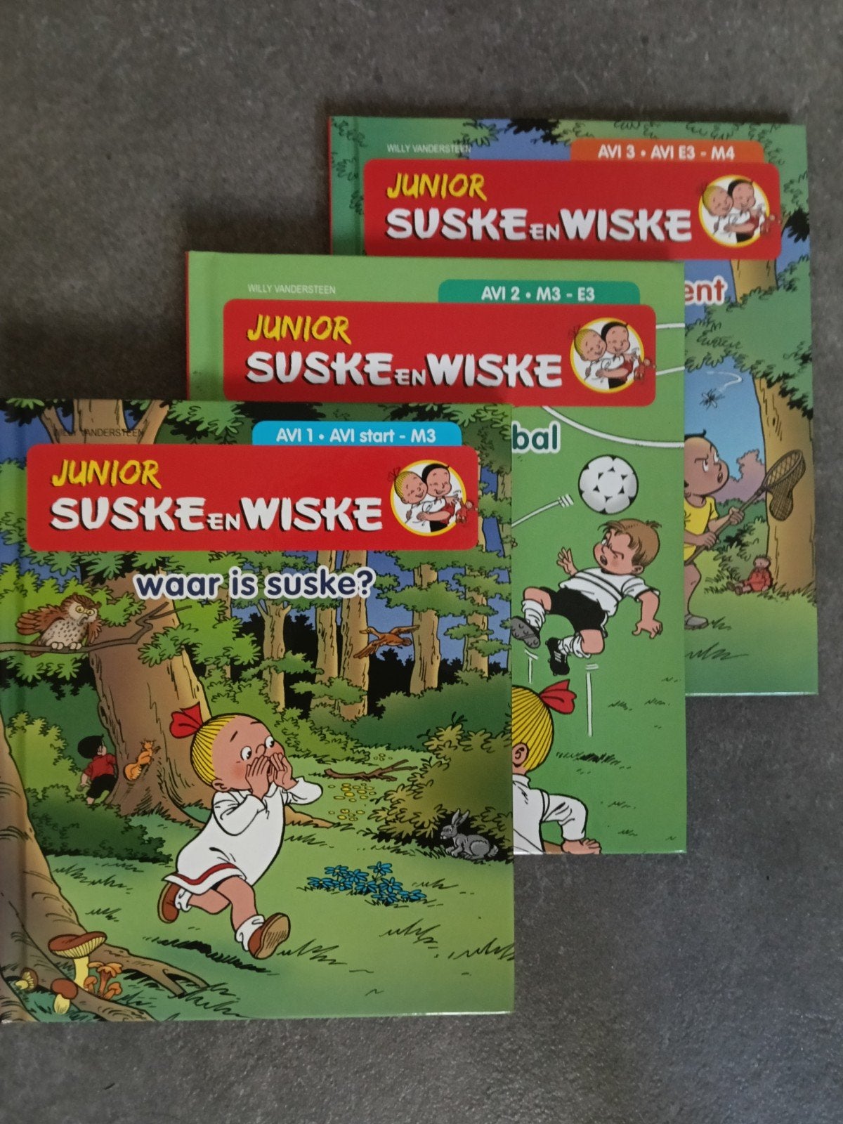 Suske en Wiske Junior AVI 1, 2 en 3, Boeken, Ophalen of Verzenden, Zo goed als nieuw