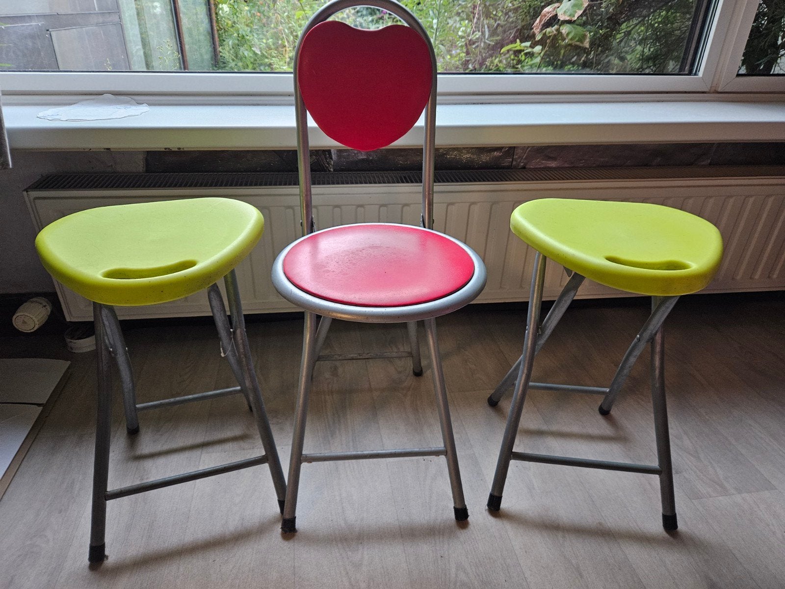 tuinstoeltjes opklapbaar, Jardin & Terrasse, Enlèvement, Utilisé, Synthétique, Pliant
