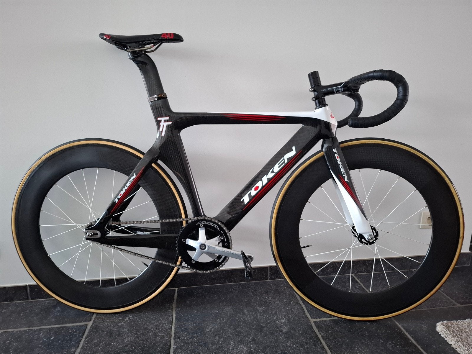 Carbon Pistefiets, Fietsen en Brommers, Ophalen, Carbon