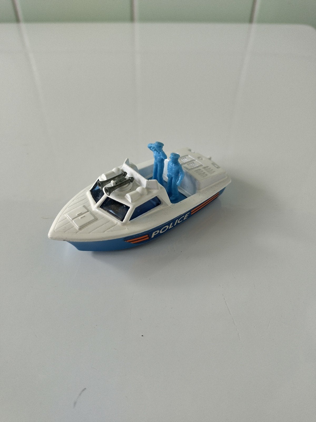 Vintage Matchbox Police Launch AFHALING LEES BESCHRIJVING, Ophalen, Gebruikt, Overige typen, Matchbox