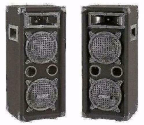 3 weg disco speakers 4 x 20 cm 600 Watt 11D, TV, Hi-fi & Vidéo, Enceintes, Neuf, Autres types, Enlèvement ou Envoi