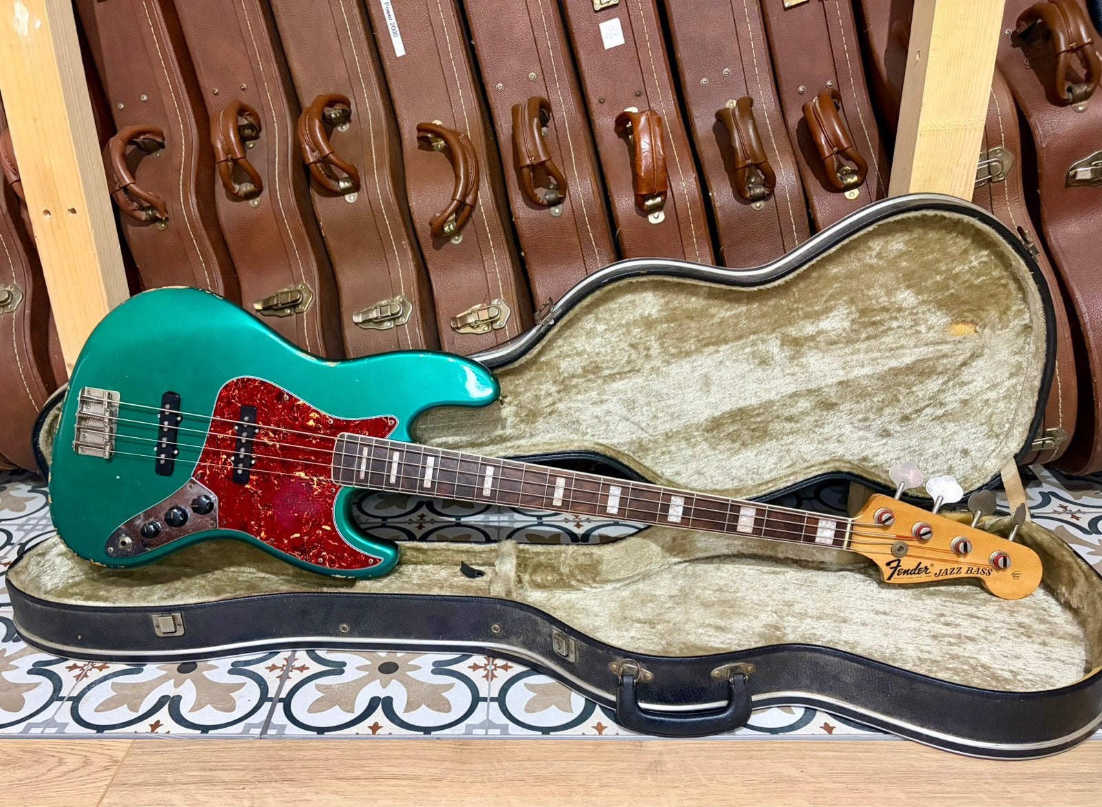 V/ECH Fender Jazz Bass 1969, Enlèvement, Fretless