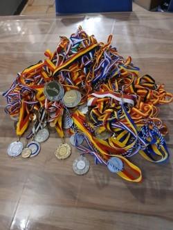 + de 40 Médailles de compétitions natation, Enlèvement, Autres matériaux