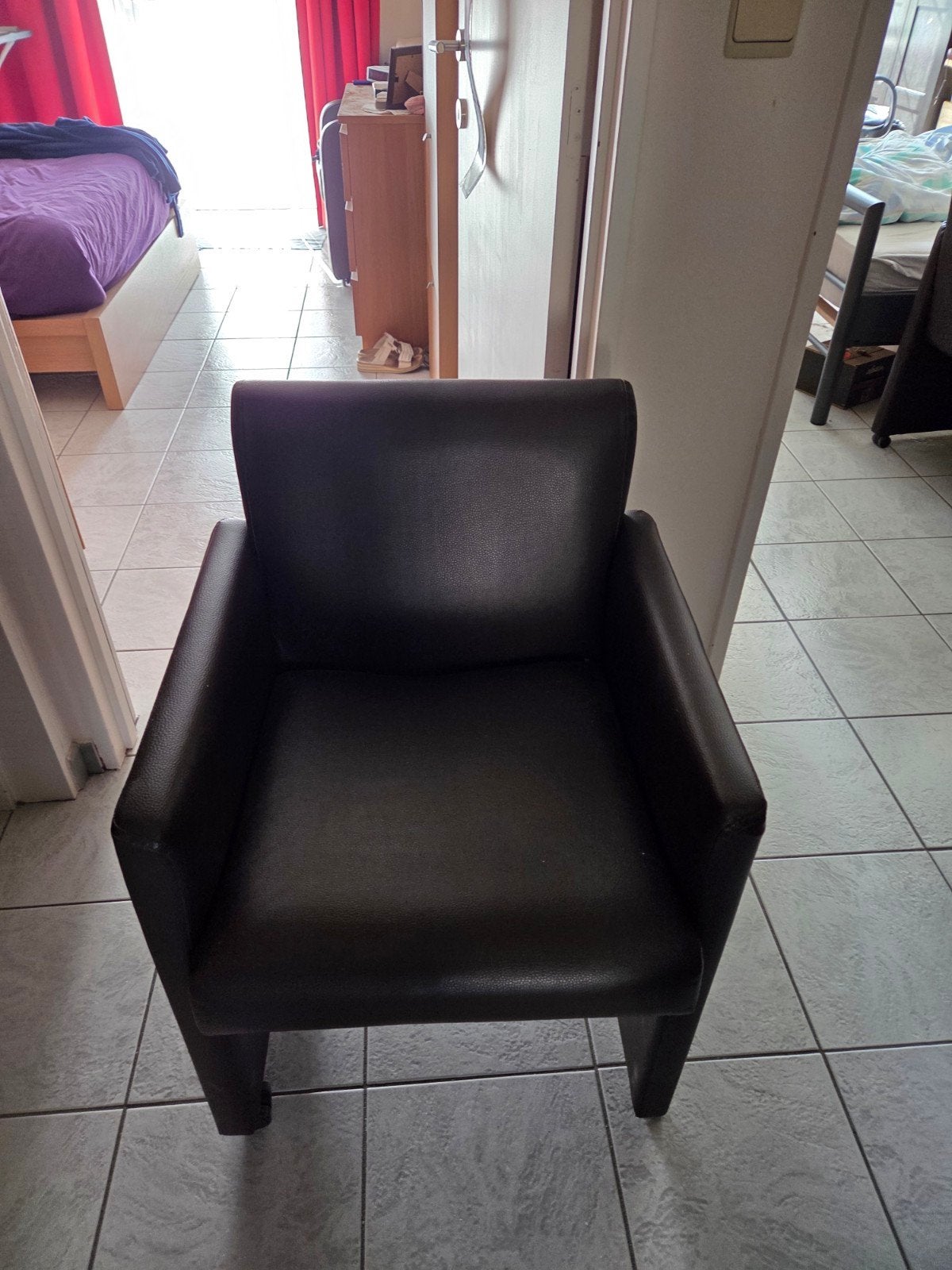eetkamerstoelen, Maison & Meubles, Enlèvement, Brun, Synthétique, Cinq, Six Chaises ou plus