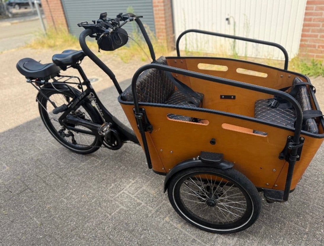 Elektrische qivelo bakfiets te koop, brengen mogelijk, Ophalen, Zo goed als nieuw, 4 kinderen of meer, Elektrisch