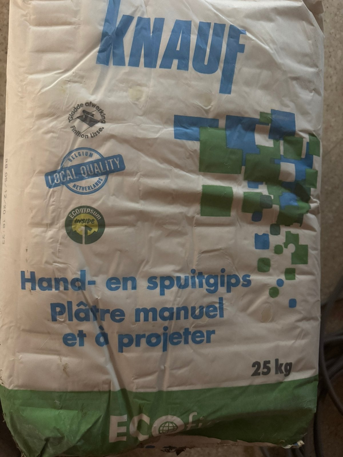Hand en spuitgips KNAUF, Ophalen, Zo goed als nieuw
