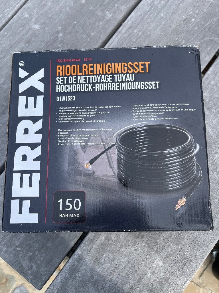 Rioolrat 15 meter, Doe-het-zelf en Bouw, Reinigingsmachines, Ophalen, Nieuw, Overige typen