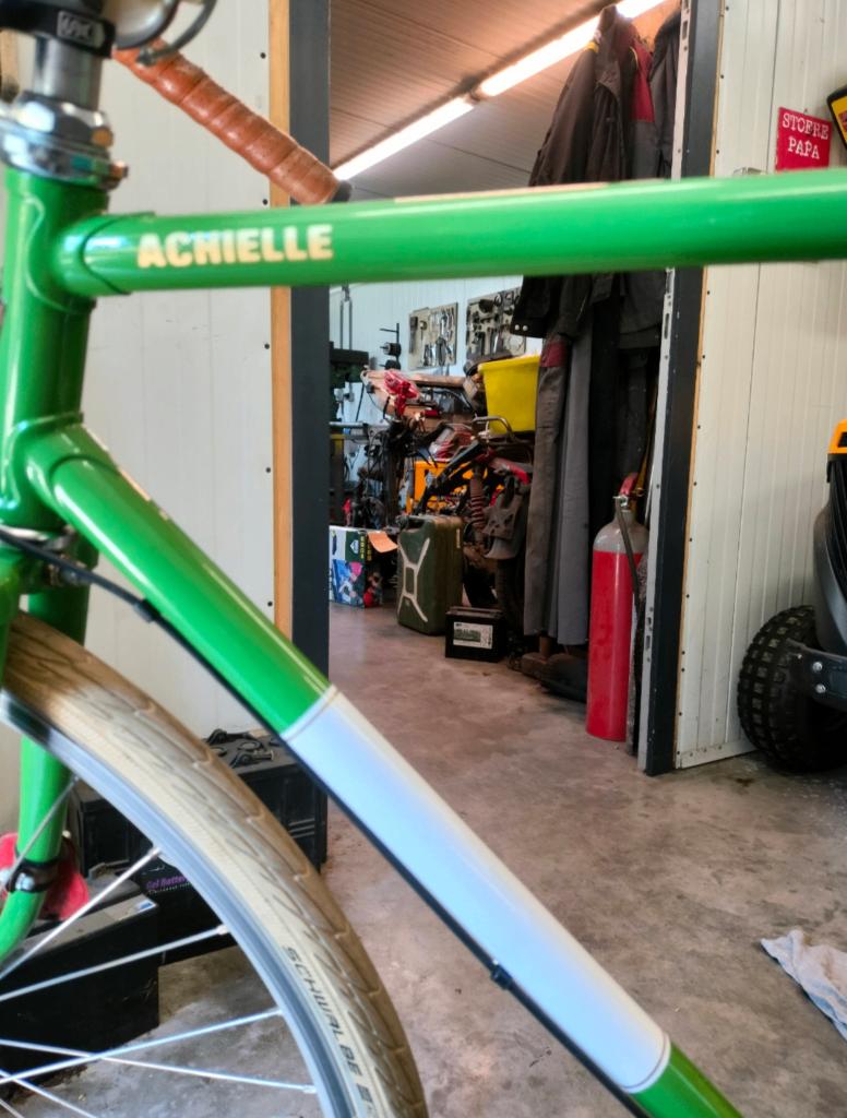 Achielle fiets, Terugtraprem, Versnellingen, Zo goed als nieuw, Ophalen