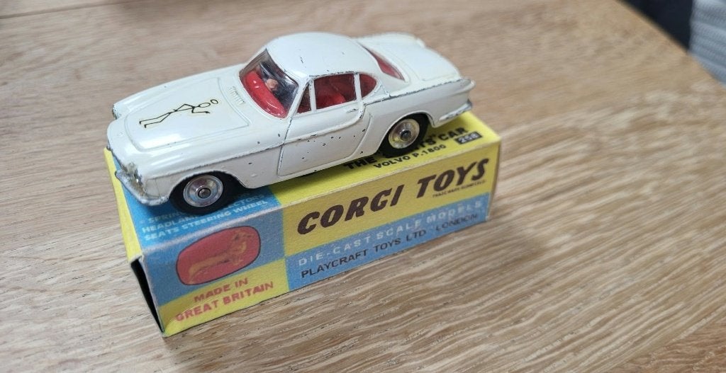 Voiture miniature Corgi  Volvo P 1800   ''Le Saint''  1962, Collections, Enlèvement ou Envoi, Utilisé