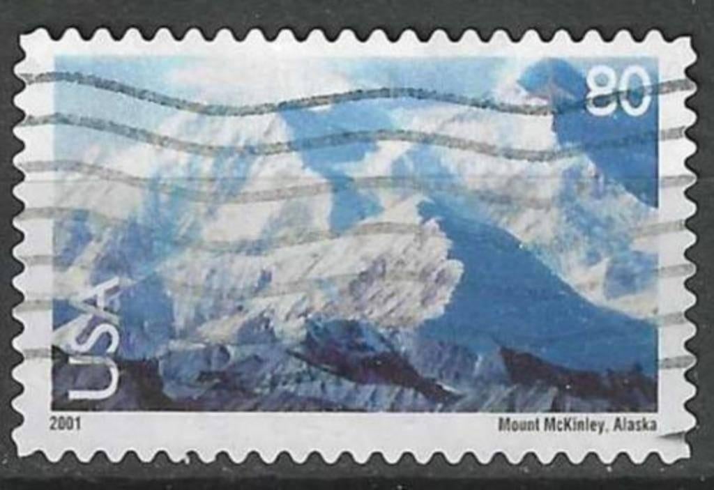 États-Unis 2001 - Yvert 129PA - Mont McKinley en Alaska (ST), Envoi, Affranchi