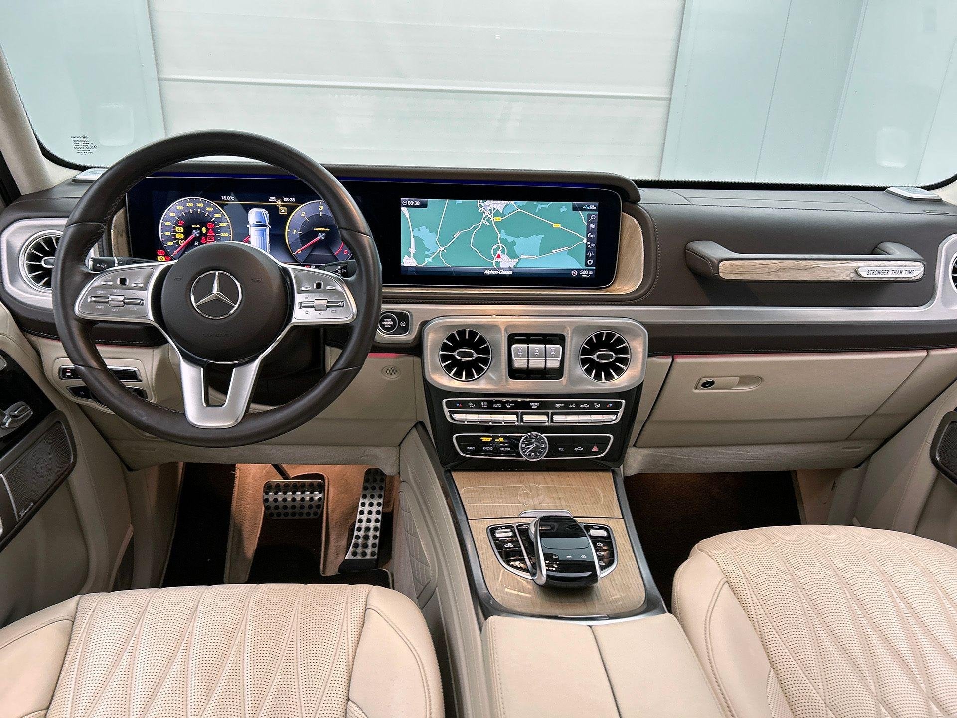 Mercedes-Benz G-klasse 400 d AMG Line | Panoramisch Dak | Tr, Automaat, Gebruikt, Beige, 2925 cc