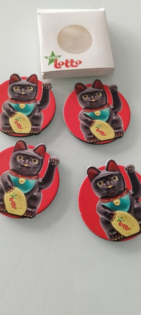 sous verres chats, Ophalen of Verzenden, Glasonderzetter, Nieuw