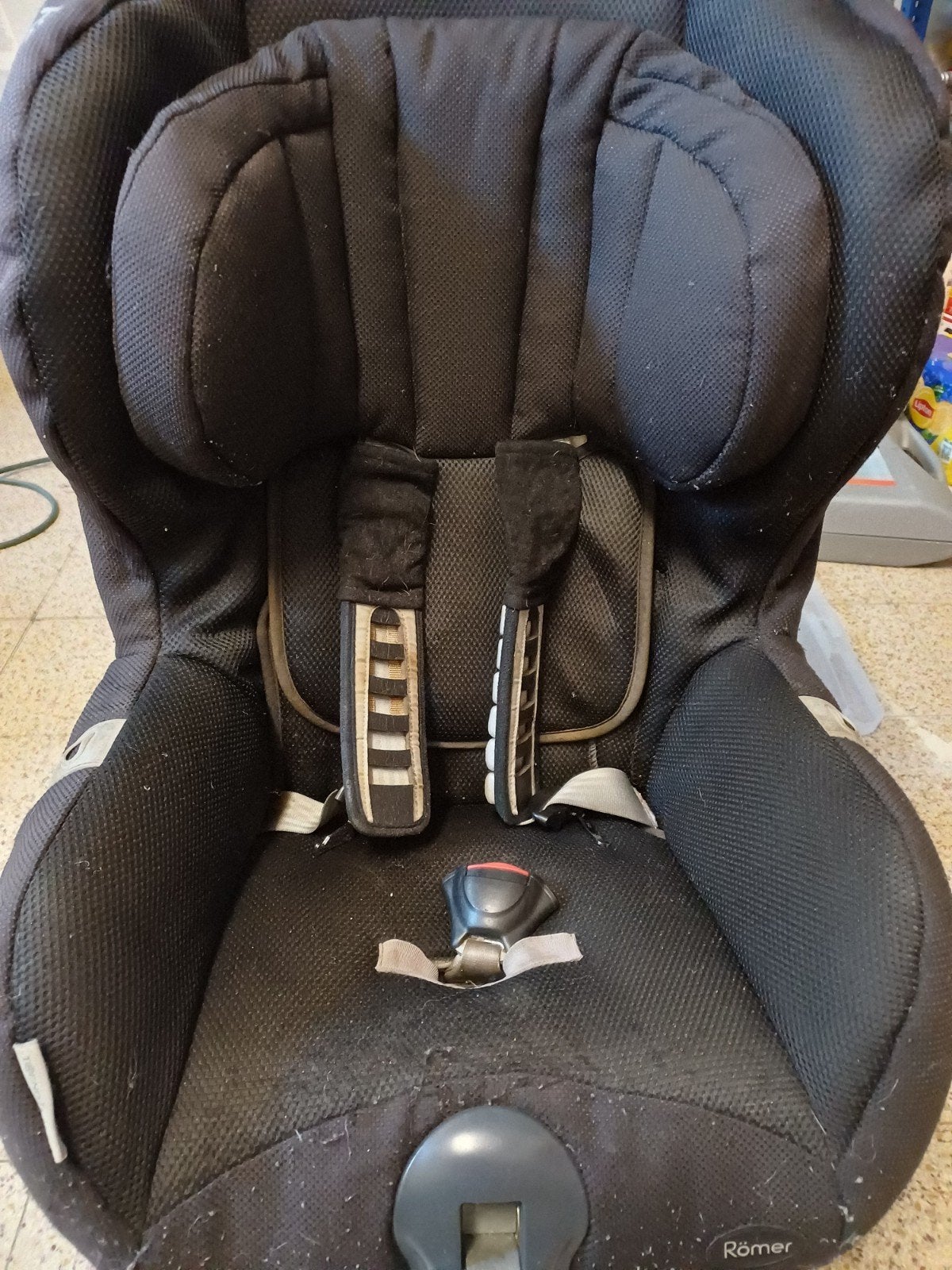 Kinderstoel, Kinderen en Baby's, Autostoeltjes, Ophalen, Gebruikt, Romer, Autogordel