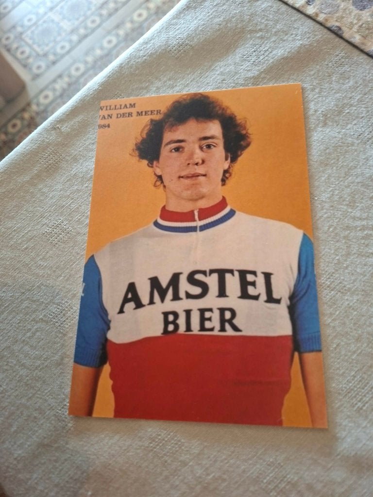 Foto (Repro) William van der Meer / Amstel Bier 1984, Verzamelen, Ophalen of Verzenden, Zo goed als nieuw, Poster, Plaatje of Sticker