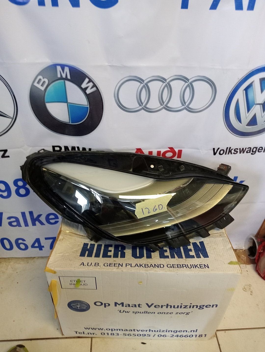 Koplamp Tesla Model 3Y Projector Matrix 151495300D Rechts, -, Utilisé, Autres marques automobiles, -