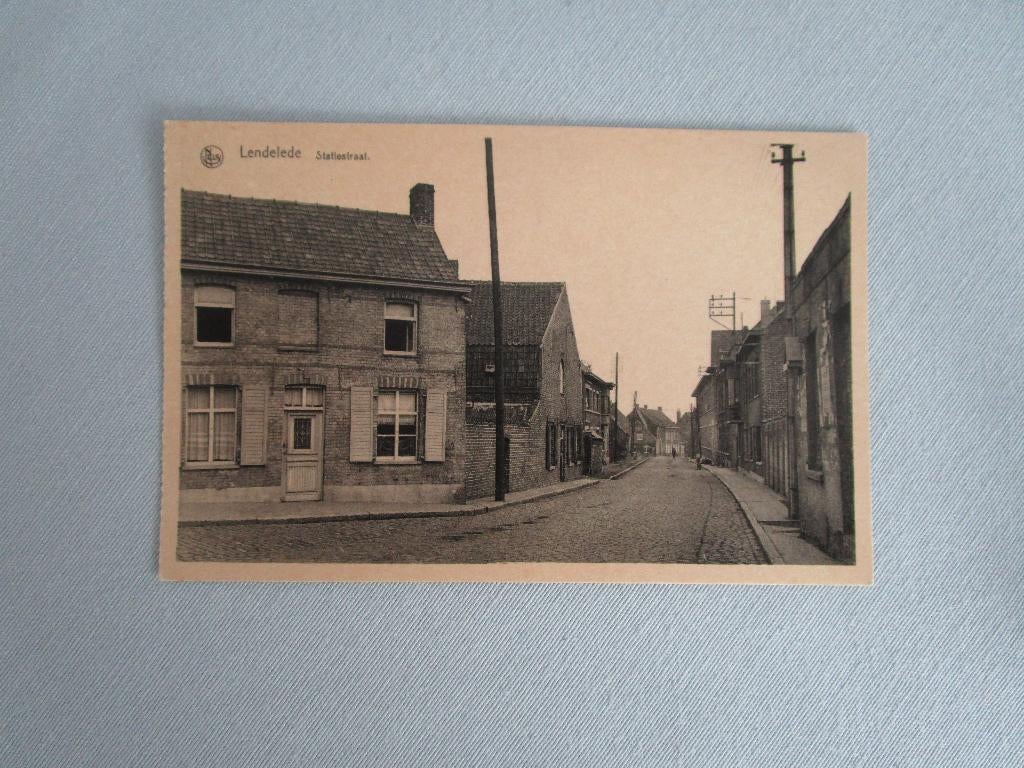 postkaart Lendelede, Ophalen, Ongelopen, West-Vlaanderen