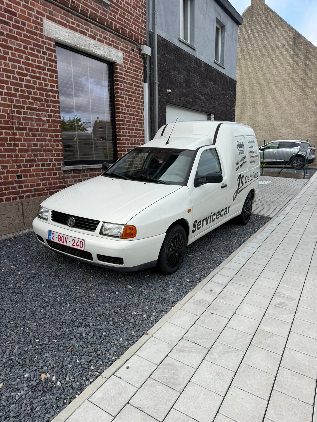 Volswagen caddy, Auto's, Voorwielaandrijving, Stof, Wit, Particulier
