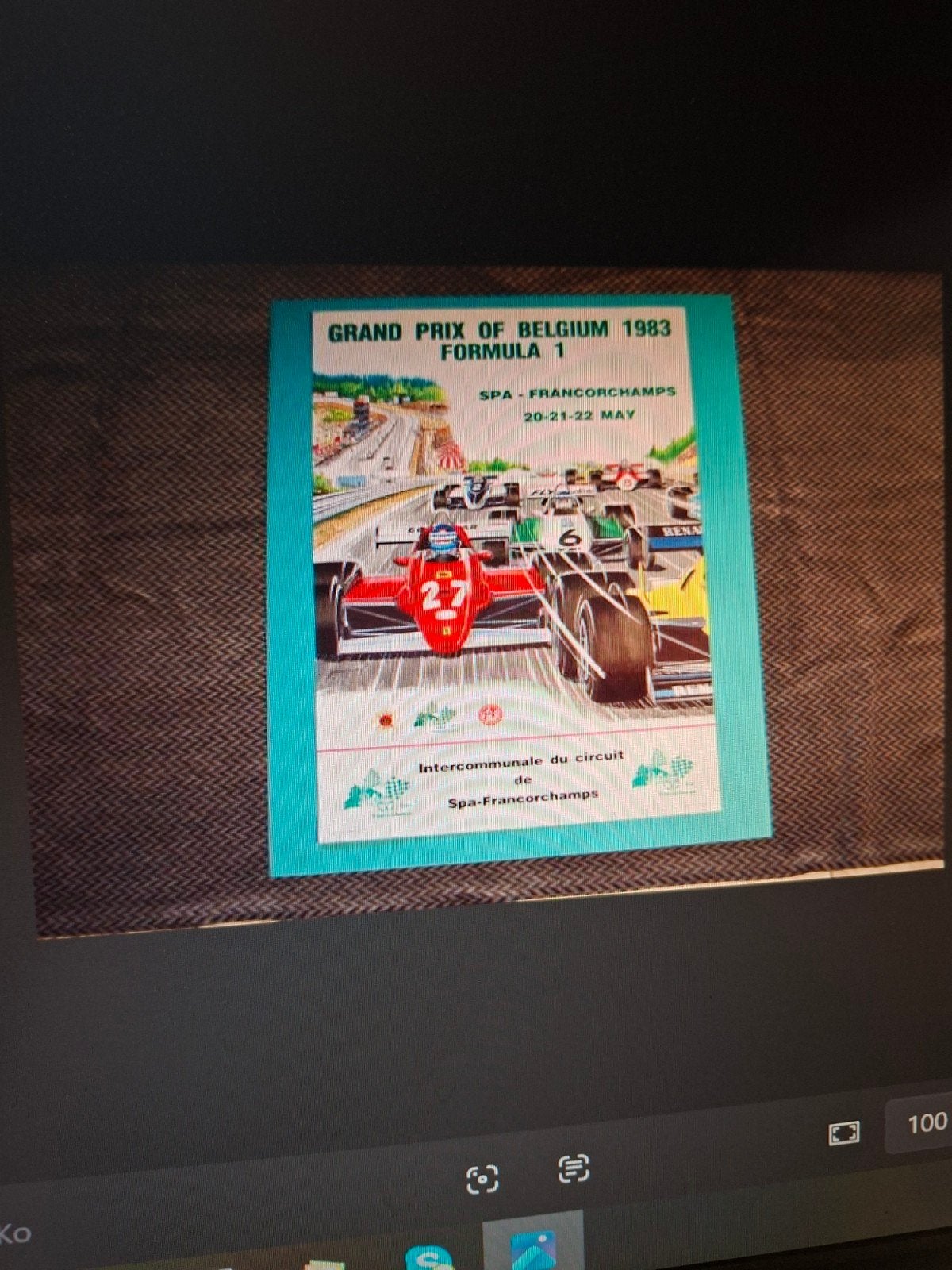 affiche Jean Graton Francorchamps, Collections, Enlèvement