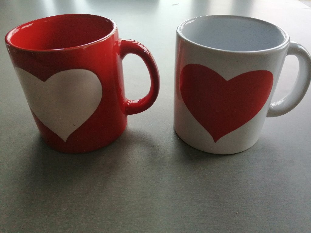tassen met hartjes, Ophalen of Verzenden