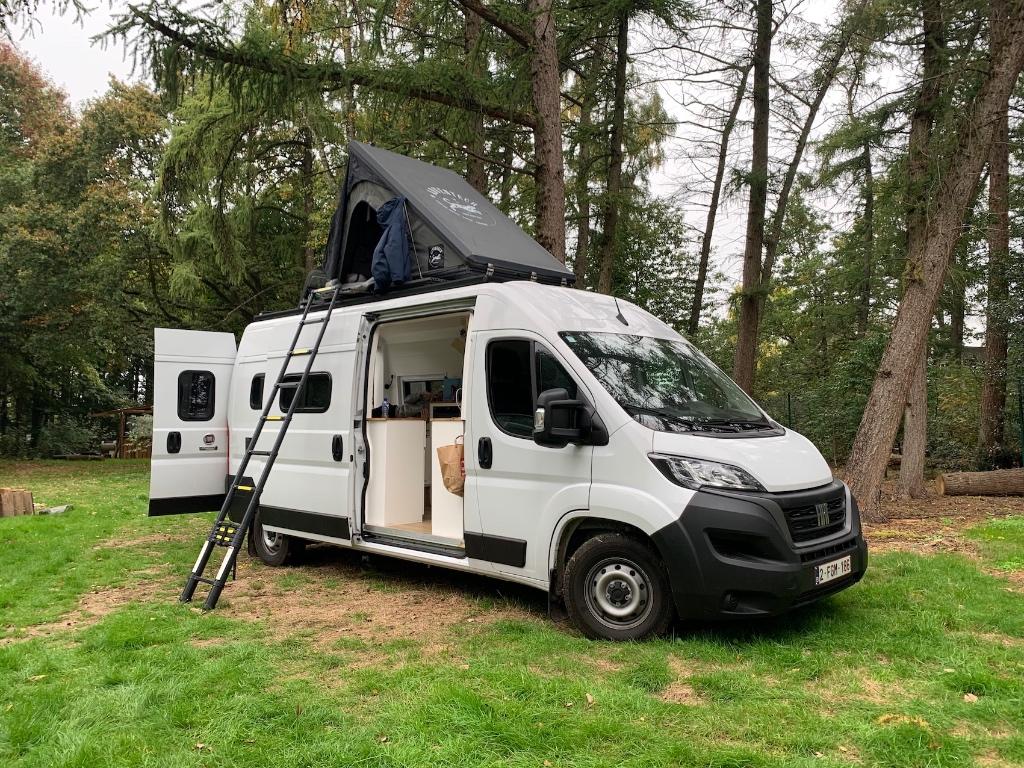 Fiat Ducato - van aménagé prêt à partir - 3000 km, Caravanes & Camping, Jusqu'à 4, Fiat, Boîte manuelle, 5 à 6 mètres