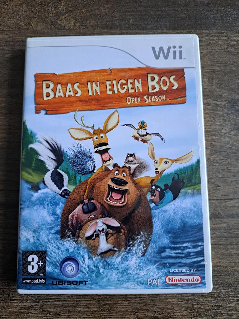 Baas in eigen bos (open season) (Nintendo Wii) CIB, Avontuur en Actie, 1 speler, Ophalen of Verzenden, Zo goed als nieuw