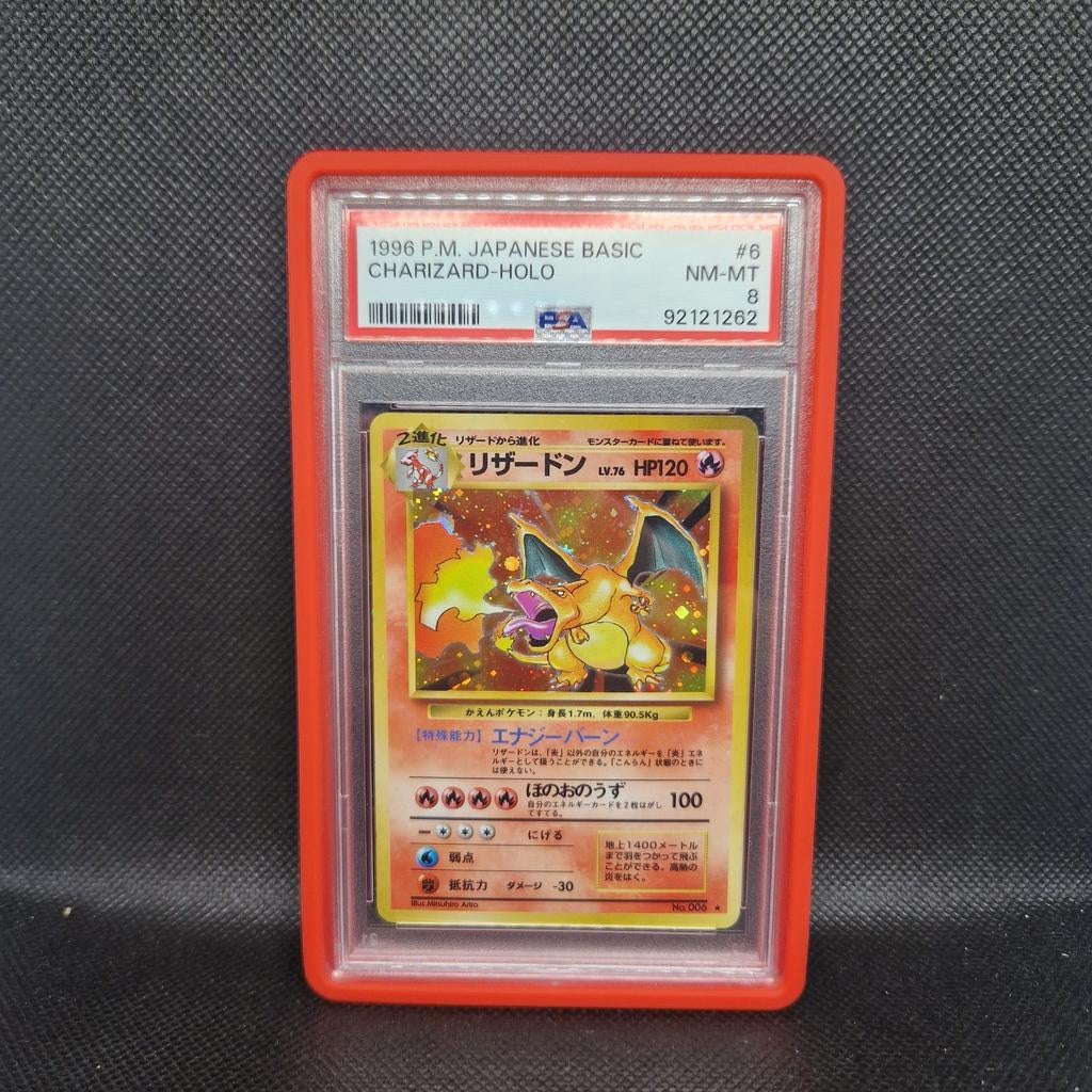 Charizard Holo Base Set PSA 8, Ophalen of Verzenden