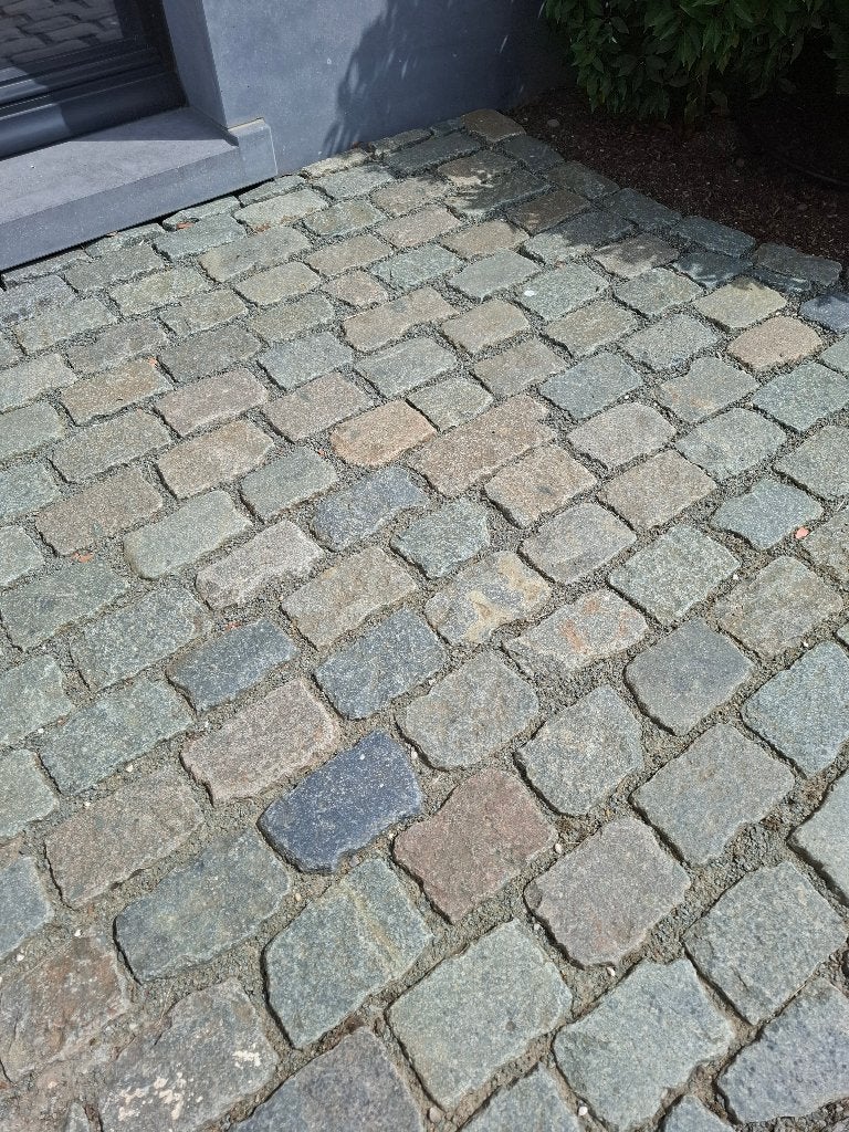 Prachtig lot porfier kasseien 12x18 en 13x20, Tuin en Terras, Ophalen, Zo goed als nieuw, Kei