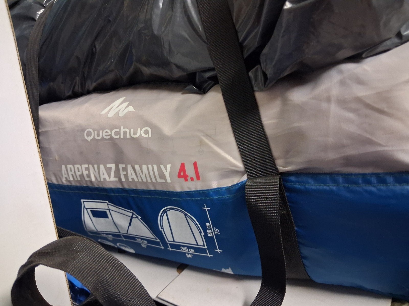 Tunneltent 4personen, Ophalen