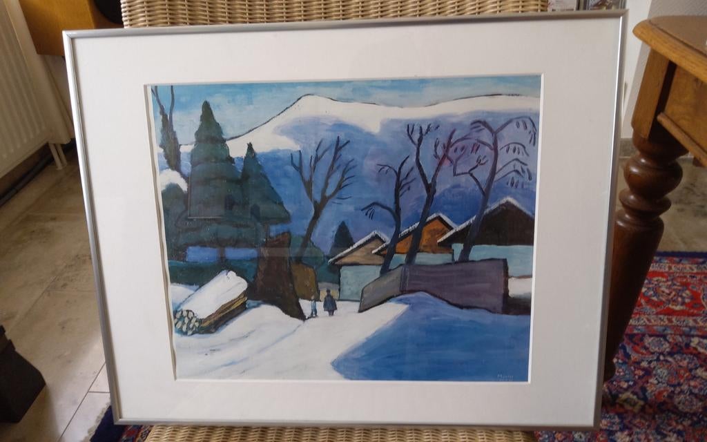 3 prachtige geraamde schilderijen, Ophalen, Gebruikt, Foto of Poster