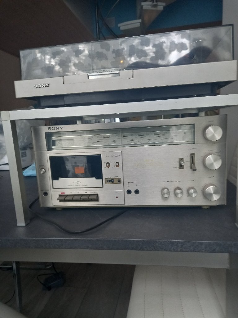 vintage radio en platenspeler, Audio, Tv en Foto, Ophalen, Gebruikt, Radio