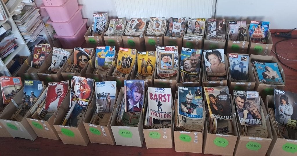 Grote collectie Humo 1983–2011, Verzamelen, Ophalen, 1980 tot heden, Tijdschrift