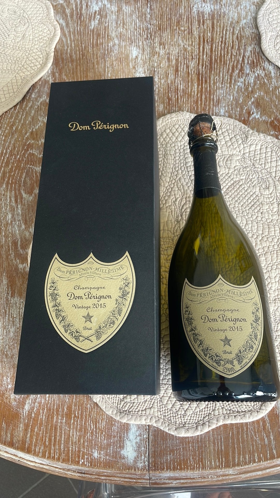 Bouteille Dom Pérignon + emballage, Enlèvement ou Envoi, Comme neuf
