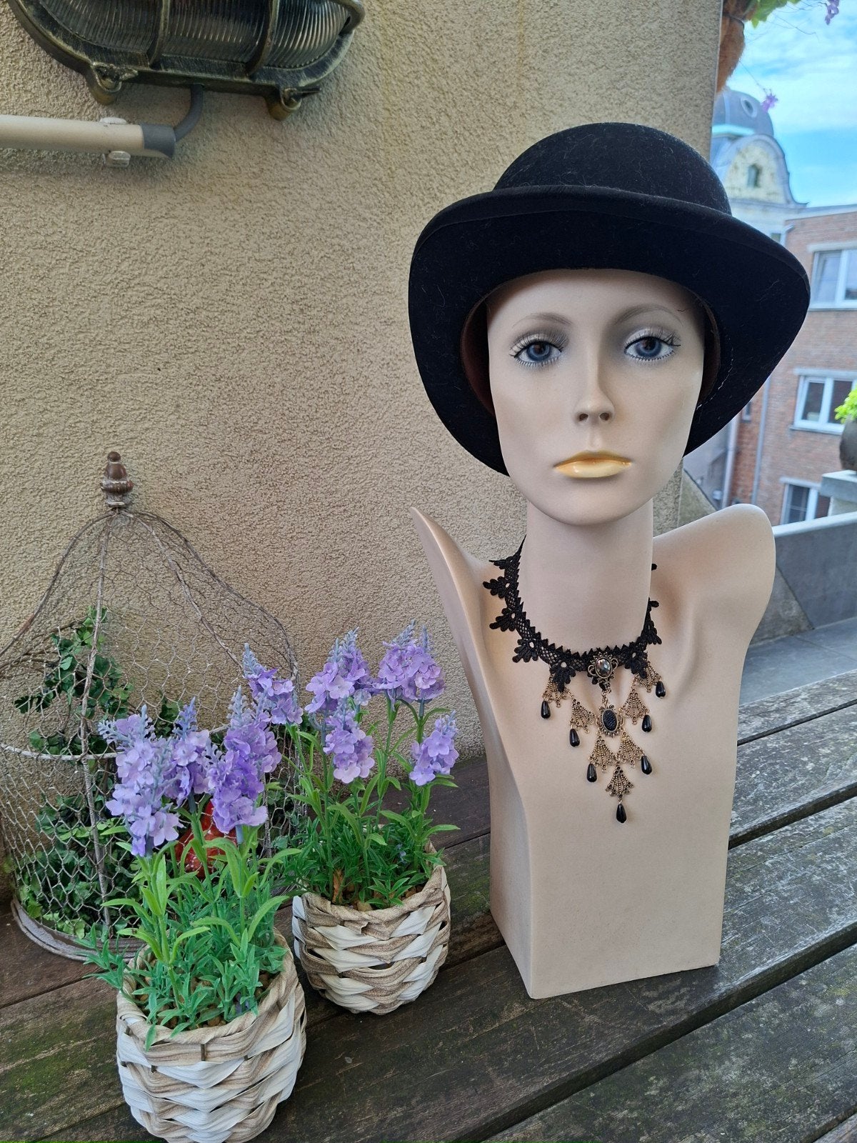Etalage hoofd vintage, Ophalen of Verzenden