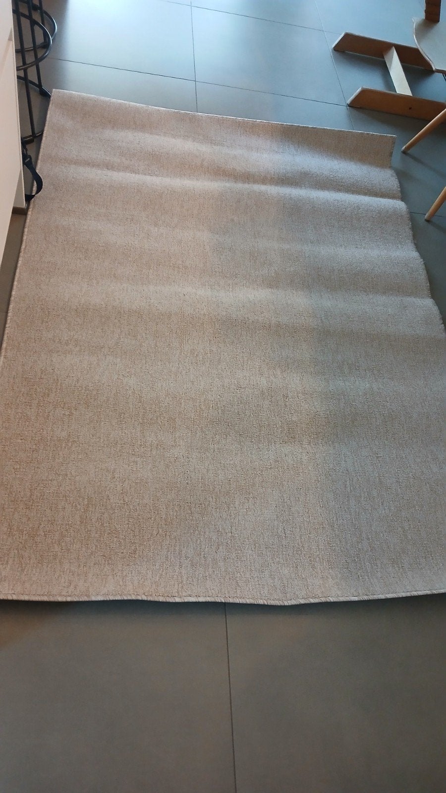 Vloerkleed laagpolig beige, Ophalen, Beige