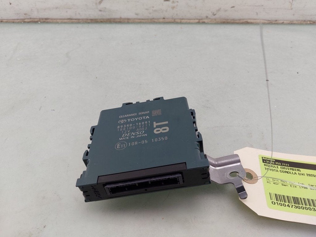 DODE HOEK SENSOR Toyota Corolla Cross (|8934016091|), Info@denso.nl, Toyota, Hogeweyselaan 165
1382 JL  Weesp, NL, DENSO EUROPE B.V.