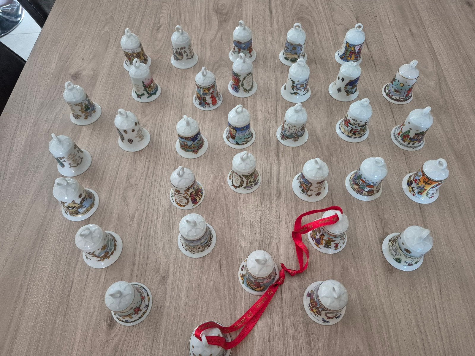 Kerstklokjes, Ophalen