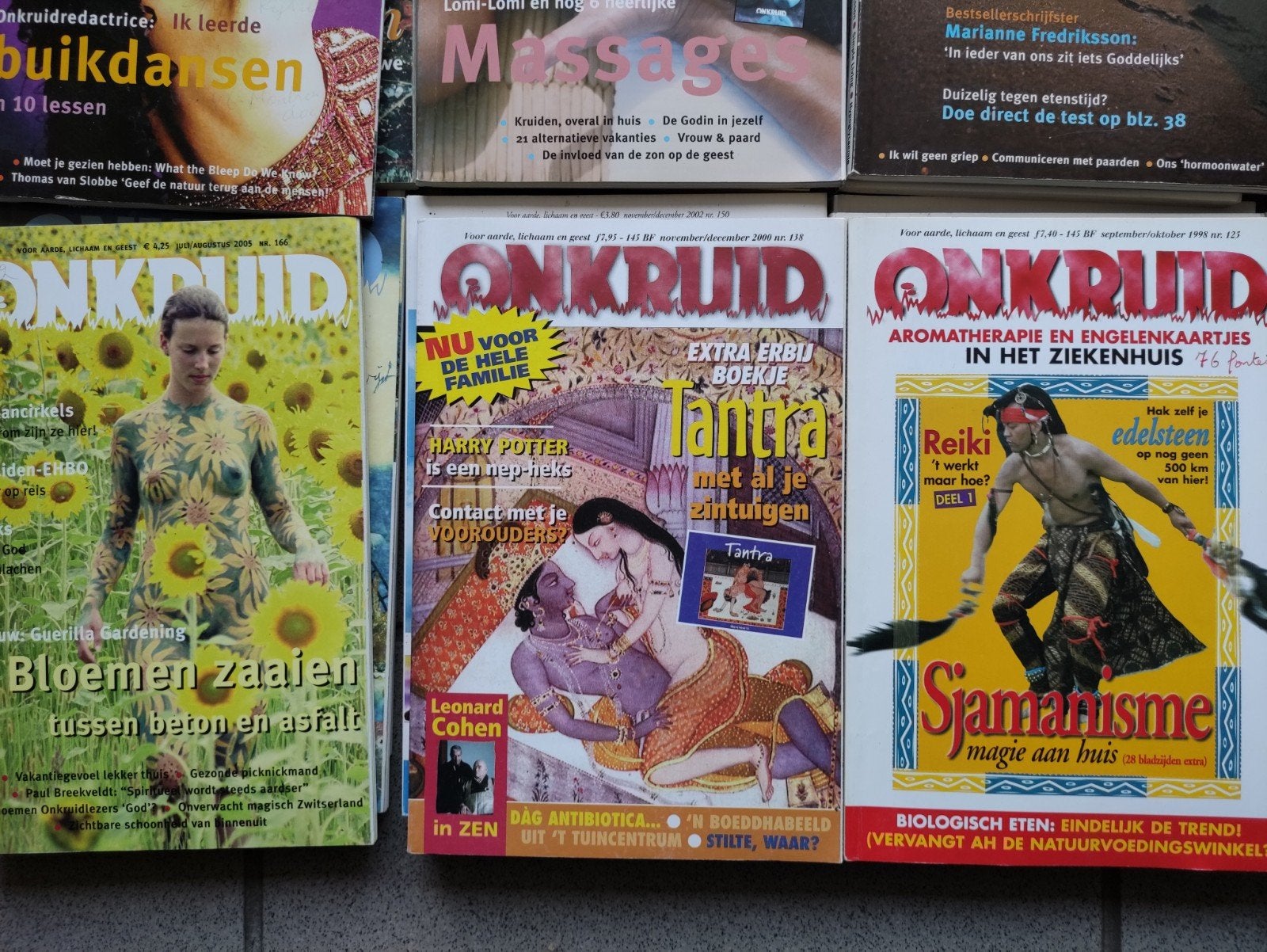 groot lot van 80 ONKRUID (MAGAZINES), Enlèvement ou Envoi