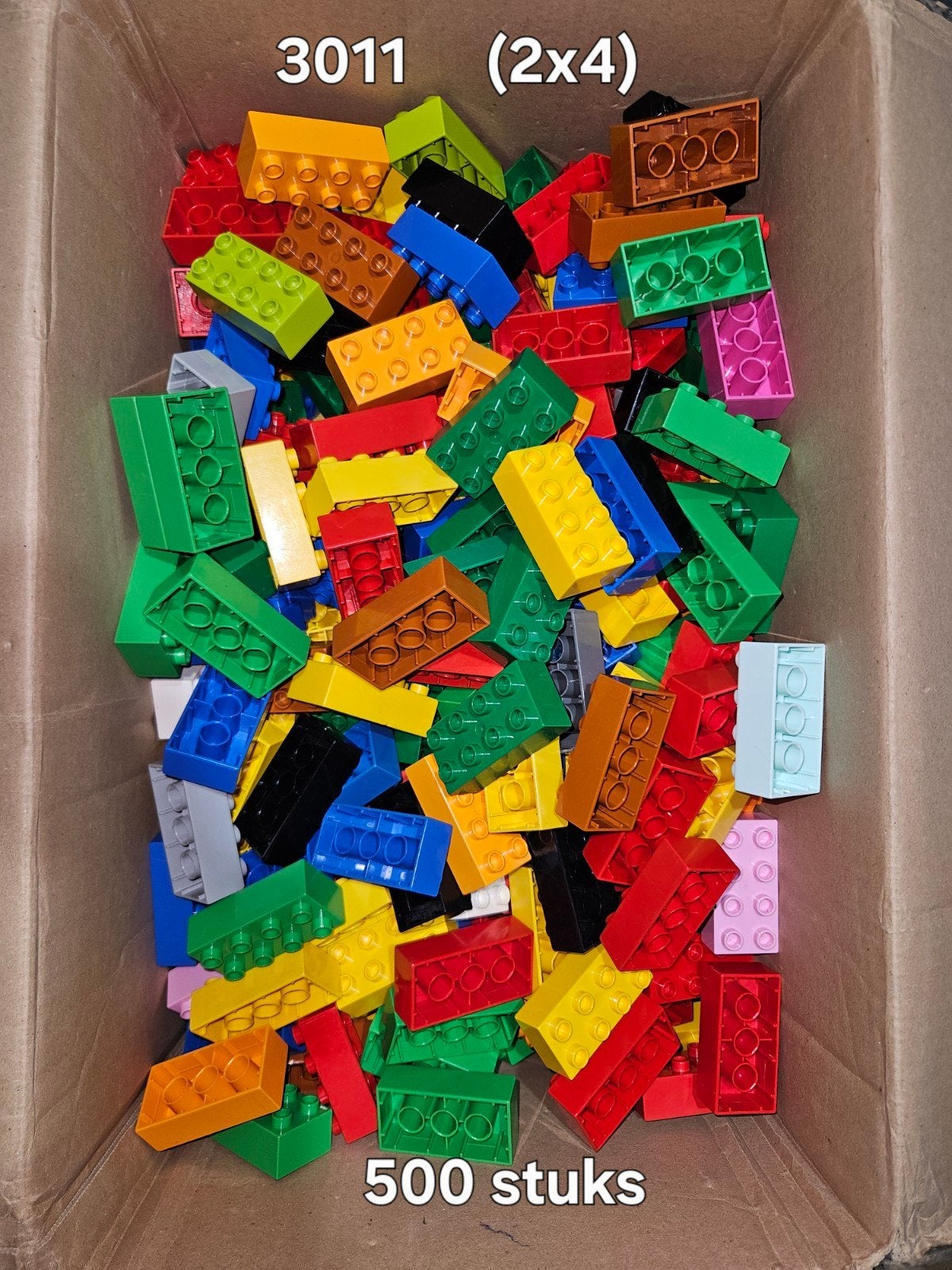 Duplo 3011 cubes 2x4 mélange de couleurs, Enlèvement ou Envoi, Duplo
