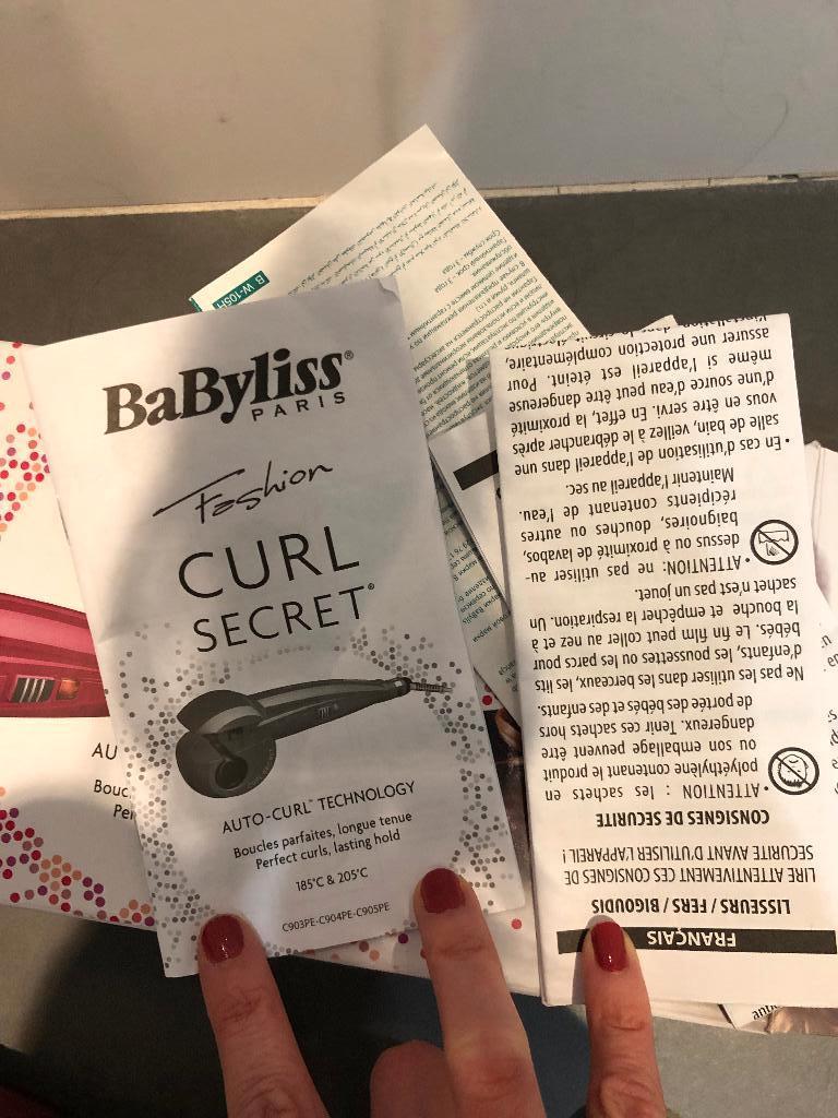 Babyliss fashion curl secret, Ophalen, Gebruikt, Krultang of Stijltang