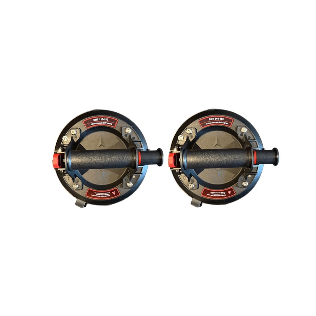 2 pièces : ventouse 200 mm, support max. 140 kg, Enlèvement ou Envoi, Neuf, Plastique, Noir