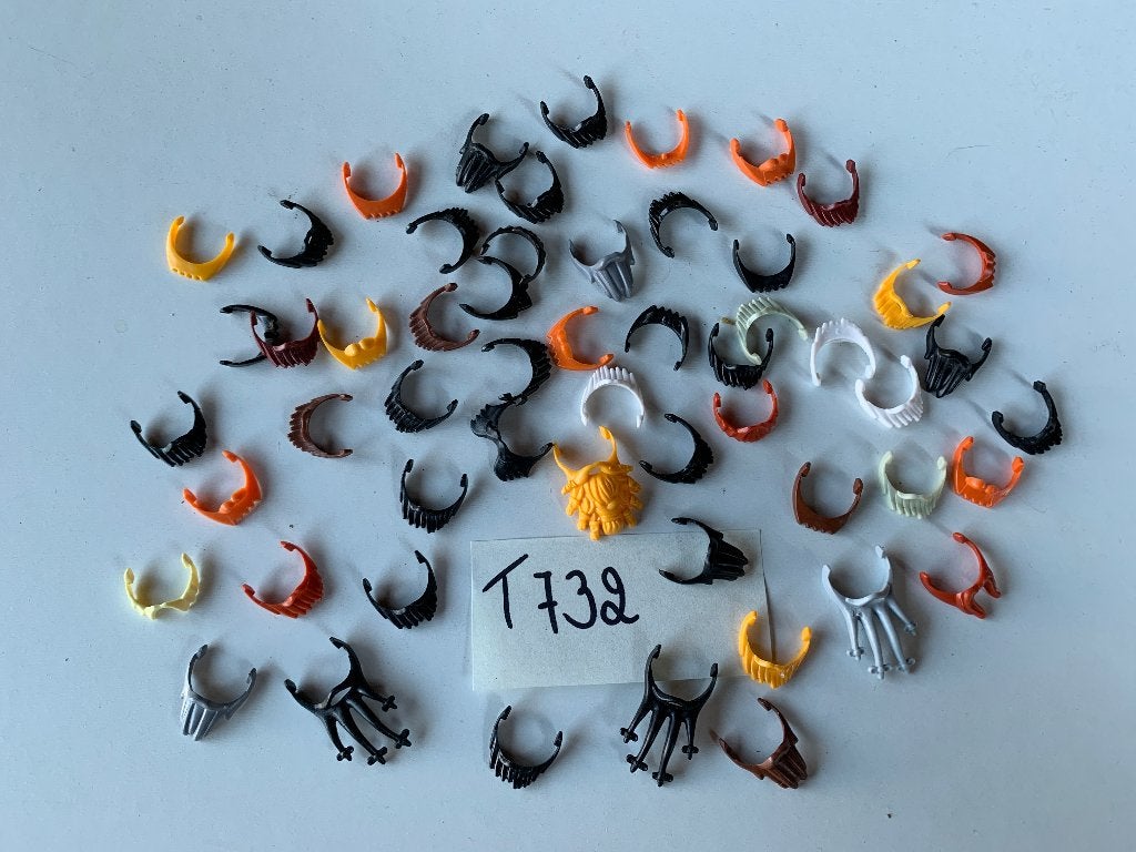 PLAYMOBIL T732: LOT BAARDEN VOOR FIGUREN, Ophalen of Verzenden, Zo goed als nieuw, Losse onderdelen, Figuren