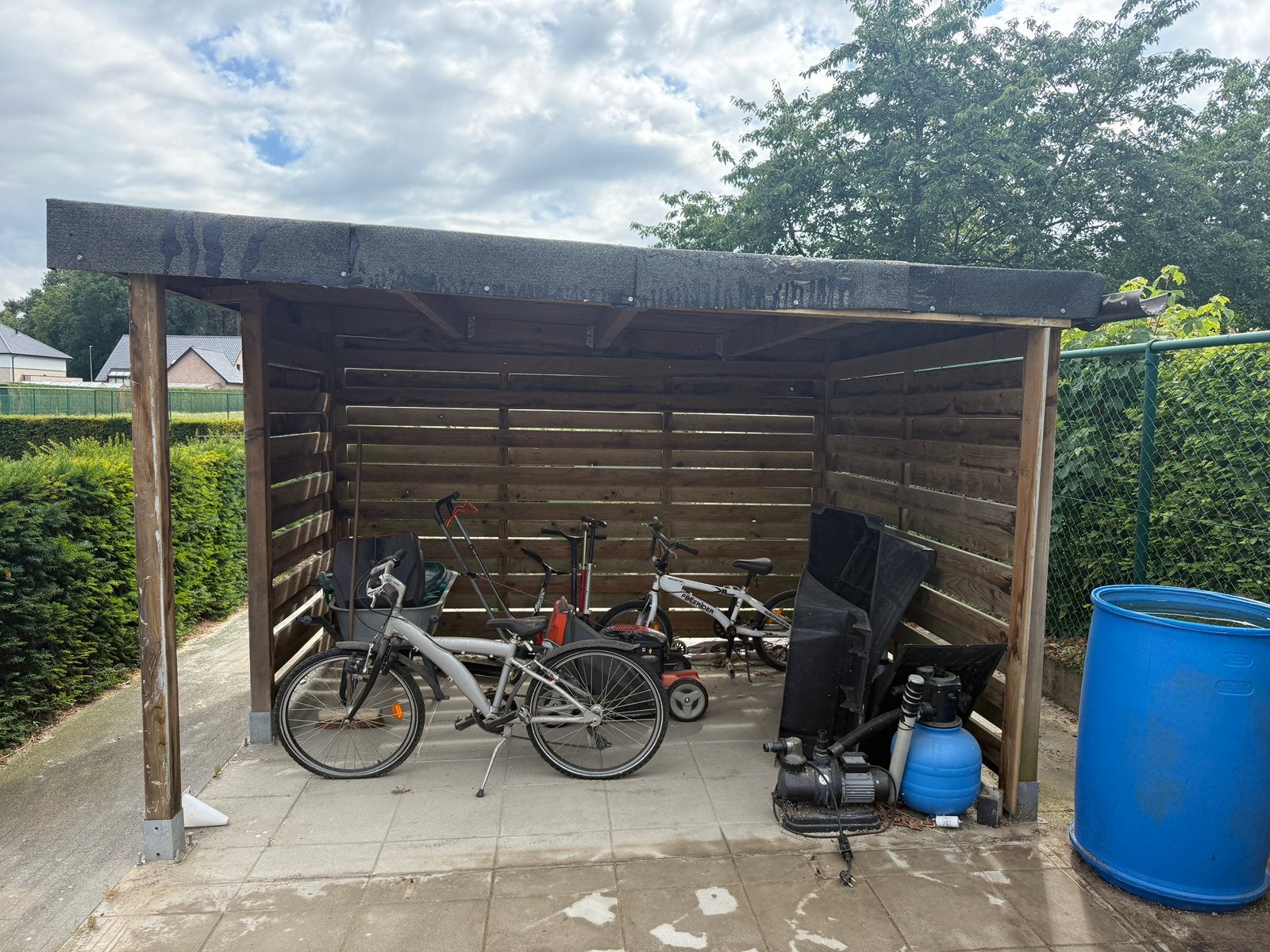 Fietsschuur, Tuin en Terras, Tuinhuizen, Ophalen, Schuur, Zonder ramen, 250 tot 300 cm