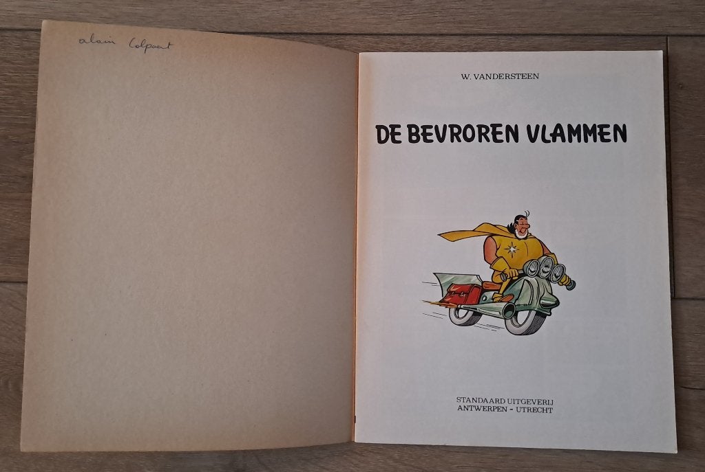 55 - Jerom - De Bevroren Vlammen, Boeken, Gelezen, Willy Vandersteen, Eén stripboek, Ophalen of Verzenden